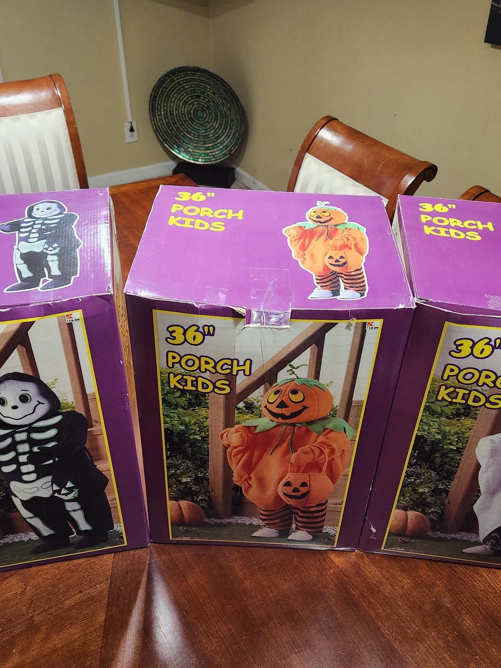 3 - 1990's 36" Porch Kids Halloween Decorations - Picture 6 of 7